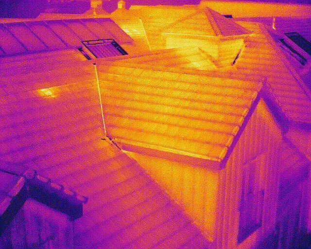 Thermal Imaging Roof Survey Image Bridgend